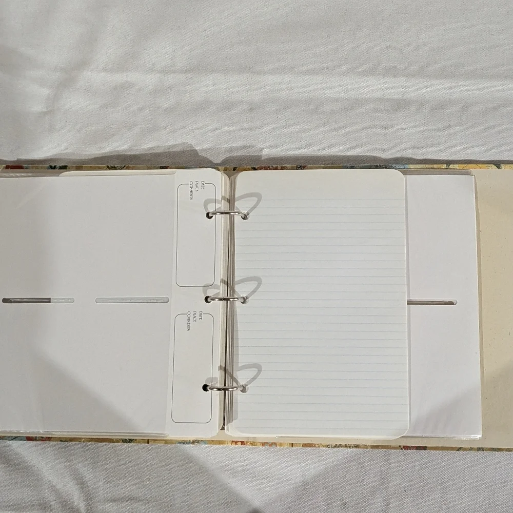 NEW Floral and Vegetable Print Journal/Planner